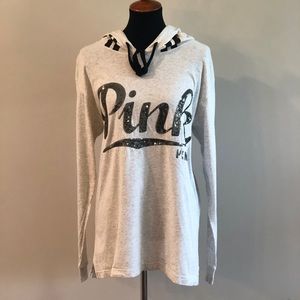 PINK Hoodie with Bling